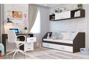 Детская НЕНСИ (модульная) Венге/Белый глянец в Можге - mozhga.mebel24.online | фото