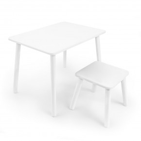 Детский комплект стол и табурет Rolti Baby (белая столешница/белое сиденье/белые ножки) в Можге - mozhga.mebel24.online | фото