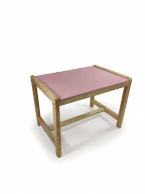 Детский растущий стол Я САМ "Лофт" (Розовый, Сосна) в Можге - mozhga.mebel24.online | фото