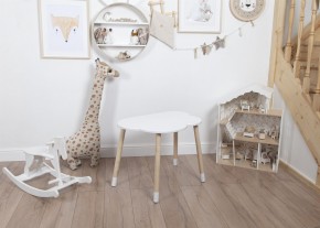 Детский стол Rolti Baby «Облачко»  (белый/береза, массив березы/мдф) в Можге - mozhga.mebel24.online | фото
