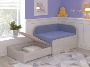 Диван Малютка раскладной (Ясень шимо светлый/Розовый) в Можге - mozhga.mebel24.online | фото 2