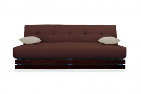 Диван Манго 1 (Нео Шоколад/подушки Нео Латте) в Можге - mozhga.mebel24.online | фото 1