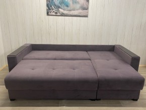 Диван угловой Комфорт-3 (НПБ+МДФ) велюр Monaco 8 в Можге - mozhga.mebel24.online | фото 4