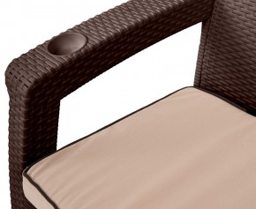 Диван Yalta Premium Sofa 2 Set (Ялта) шоколадный (+подушки под спину) в Можге - mozhga.mebel24.online | фото 3