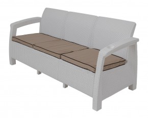 Диван Yalta Premium Sofa 3 Set (Ялта) белый (+подушки под спину) в Можге - mozhga.mebel24.online | фото