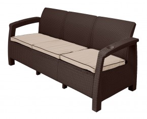 Диван Yalta Sofa 3 Set (Ялта) шоколадный в Можге - mozhga.mebel24.online | фото