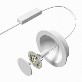 DK2700-WH Встраиваемый светильник, IP 20, 7 Вт, LED 3000, белый, алюминий в Можге - mozhga.mebel24.online | фото 5