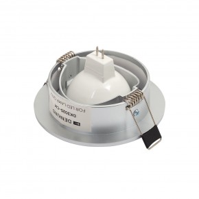 DK3020-CM Встраиваемый светильник, IP 20, 10 Вт, GU5.3, LED, серый, пластик в Можге - mozhga.mebel24.online | фото 3