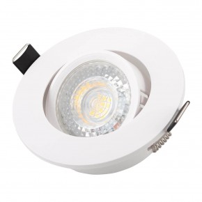 DK3020-WH Встраиваемый светильник, IP 20, 10 Вт, GU5.3, LED, белый, пластик в Можге - mozhga.mebel24.online | фото 2