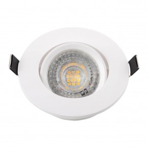 DK3020-WH Встраиваемый светильник, IP 20, 10 Вт, GU5.3, LED, белый, пластик в Можге - mozhga.mebel24.online | фото 4