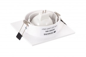 DK3021-WH Встраиваемый светильник, IP 20, 10 Вт, GU5.3, LED, белый, пластик в Можге - mozhga.mebel24.online | фото 3