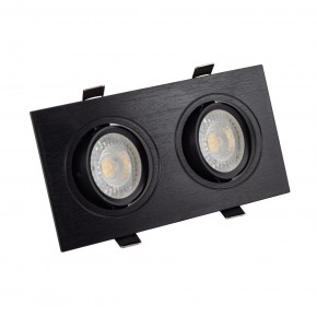 DK3022-BK Встраиваемый светильник, IP 20, 10 Вт, GU5.3, LED, черный, пластик в Можге - mozhga.mebel24.online | фото 1