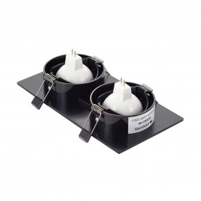DK3022-BK Встраиваемый светильник, IP 20, 10 Вт, GU5.3, LED, черный, пластик в Можге - mozhga.mebel24.online | фото 3