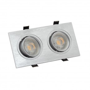 DK3022-CM Встраиваемый светильник, IP 20, 10 Вт, GU5.3, LED, серый, пластик в Можге - mozhga.mebel24.online | фото 1