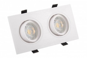DK3022-WH Встраиваемый светильник, IP 20, 10 Вт, GU5.3, LED, белый, пластик в Можге - mozhga.mebel24.online | фото 1