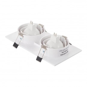 DK3022-WH Встраиваемый светильник, IP 20, 10 Вт, GU5.3, LED, белый, пластик в Можге - mozhga.mebel24.online | фото 3