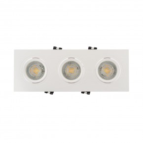DK3023-WH Встраиваемый светильник, IP 20, 10 Вт, GU5.3, LED, белый, пластик в Можге - mozhga.mebel24.online | фото 1
