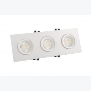 DK3023-WH Встраиваемый светильник, IP 20, 10 Вт, GU5.3, LED, белый, пластик в Можге - mozhga.mebel24.online | фото 2