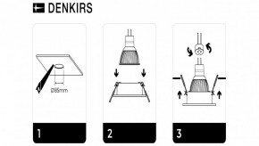 DK3026-WH Встраиваемый светильник, IP 20, 10 Вт, GU5.3, LED, белый, пластик в Можге - mozhga.mebel24.online | фото 7