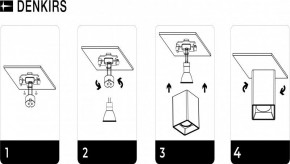 DK3030-WH Светильник накладной IP 20, 10 Вт, GU5.3, LED, белый, пластик в Можге - mozhga.mebel24.online | фото 8
