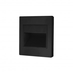 DK3050-BK Светильник встраиваемый в стену, IP 20, LED 3000, 1 Вт, черный пластик в Можге - mozhga.mebel24.online | фото