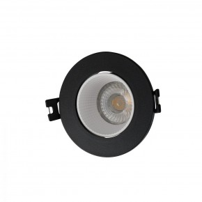 DK3061-BK+WH Встраиваемый светильник, IP 20, 10 Вт, GU5.3, LED, черный/белый, пластик в Можге - mozhga.mebel24.online | фото 1