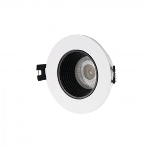 DK3061-WH+BK Встраиваемый светильник, IP 20, 10 Вт, GU5.3, LED, белый/черный, пластик в Можге - mozhga.mebel24.online | фото 1