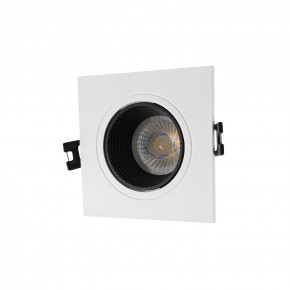 DK3071-WH+BK Встраиваемый светильник, IP 20, 10 Вт, GU5.3, LED, белый/черный, пластик в Можге - mozhga.mebel24.online | фото