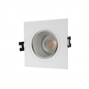 DK3071-WH+CH Встраиваемый светильник, IP 20, 10 Вт, GU5.3, LED, белый/хром, пластик в Можге - mozhga.mebel24.online | фото