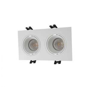DK3072-WH Встраиваемый светильник, IP 20, 10 Вт, GU5.3, LED, белый/белый, пластик в Можге - mozhga.mebel24.online | фото 1
