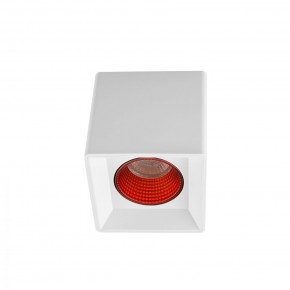 DK3080-WH+RD Светильник накладной IP 20, 10 Вт, GU5.3, LED, белый/красный, пластик в Можге - mozhga.mebel24.online | фото 1