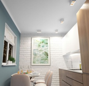 DK3085-WH+BR Светильник накладной IP 20, 10 Вт, GU5.3, LED, белый/бронзовый, пластик в Можге - mozhga.mebel24.online | фото 2