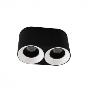 DK3096-BW+BK Светильник накладной IP 20, 10 Вт, GU5.3, LED, черно-белый/черный, пластик в Можге - mozhga.mebel24.online | фото