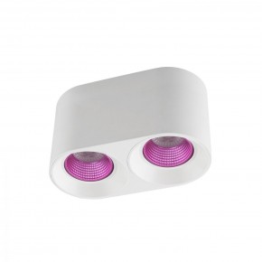 DK3096-WH+PI Светильник накладной IP 20, 10 Вт, GU5.3, LED, белый/розовый, пластик в Можге - mozhga.mebel24.online | фото
