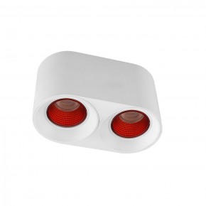DK3096-WH+RD Светильник накладной IP 20, 10 Вт, GU5.3, LED, белый/красный, пластик в Можге - mozhga.mebel24.online | фото 1