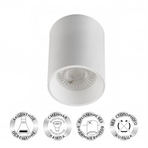 DK3110-WH Светильник накладной IP 20, 10 Вт, GU5.3, LED, белый, пластик в Можге - mozhga.mebel24.online | фото 1