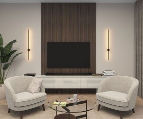 DK5014-BK Бра 1000 мм, 3000К, IP20, 12 Вт, черный, алюминий в Можге - mozhga.mebel24.online | фото 4