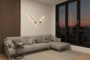 DK5014-BK Бра 1000 мм, 3000К, IP20, 12 Вт, черный, алюминий в Можге - mozhga.mebel24.online | фото 6
