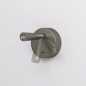 DK5072-DN Бра SHINE WALL со светодиодом, D104*H68, IP20, 3000К, 3W, RA?90, темный никель, алюминий в Можге - mozhga.mebel24.online | фото 3