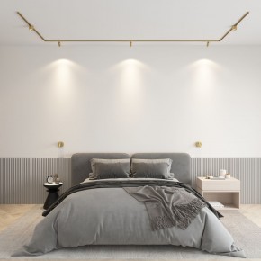 DK5072-SB Бра SHINE WALL со светодиодом, D104*H68, IP20, 3000К, 3W, RA?90, сатинированная латунь, алюминий в Можге - mozhga.mebel24.online | фото 4