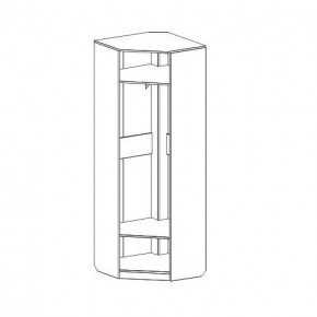 ЭЛАНА Прихожая (модульная) Дуб сонома в Можге - mozhga.mebel24.online | фото 5