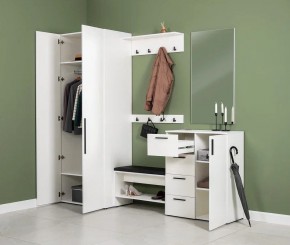 ЭЙР прихожая (модульная) Белый Шагрень в Можге - mozhga.mebel24.online | фото 27