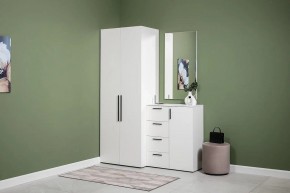 ЭЙР прихожая (модульная) Белый Шагрень в Можге - mozhga.mebel24.online | фото 3