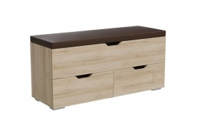 ФЛИНТ Диван (дуб ривьера/коричневый) в Можге - mozhga.mebel24.online | фото 1