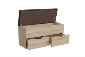 ФЛИНТ Диван (дуб ривьера/коричневый) в Можге - mozhga.mebel24.online | фото 2