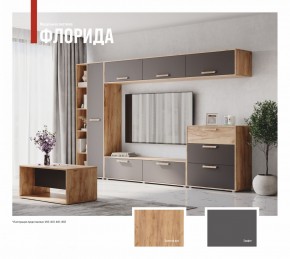 ФЛОРИДА Гостиная (модульная) дуб золотой/графит в Можге по цене 35 440 руб. ФЛОРИДА Гостиная (модульная) дуб золотой/графит в Можге - mozhga.mebel24.online | фото