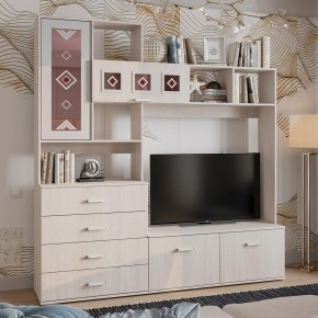 Гостиная Белла (модульная) ясень белый в Можге - mozhga.mebel24.online | фото 15