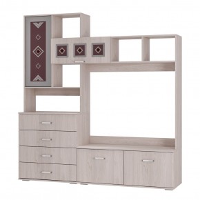 Гостиная Белла (модульная) ясень белый в Можге - mozhga.mebel24.online | фото 2