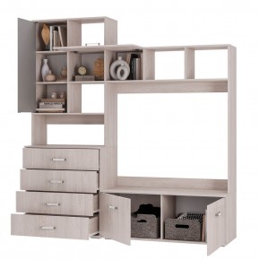 Гостиная Белла (модульная) ясень белый в Можге - mozhga.mebel24.online | фото 3