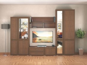Гостиная-горка Ливорно орех в Можге - mozhga.mebel24.online | фото 3